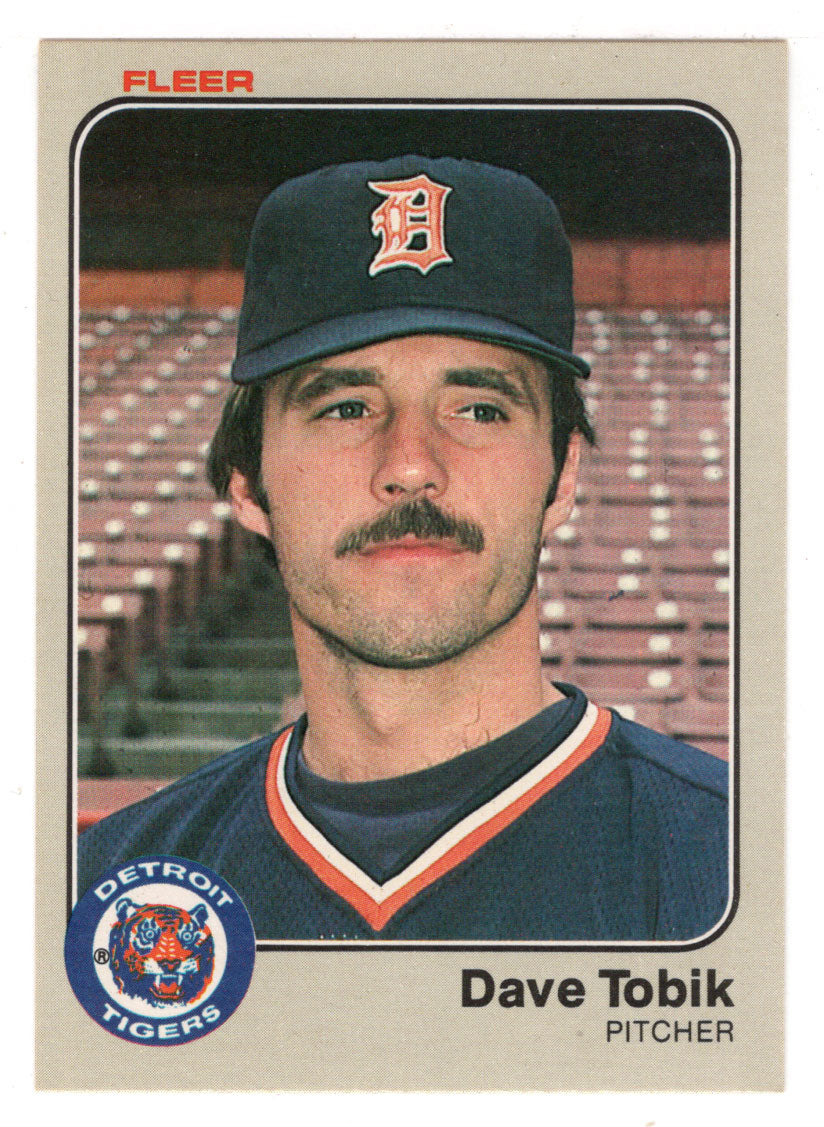 Dave Tobik - Detroit Tigers (MLB Baseball Card) 1983 Fleer # 343 Mint