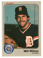 Milt Wilcox - Detroit Tigers (MLB Baseball Card) 1983 Fleer # 349 Mint