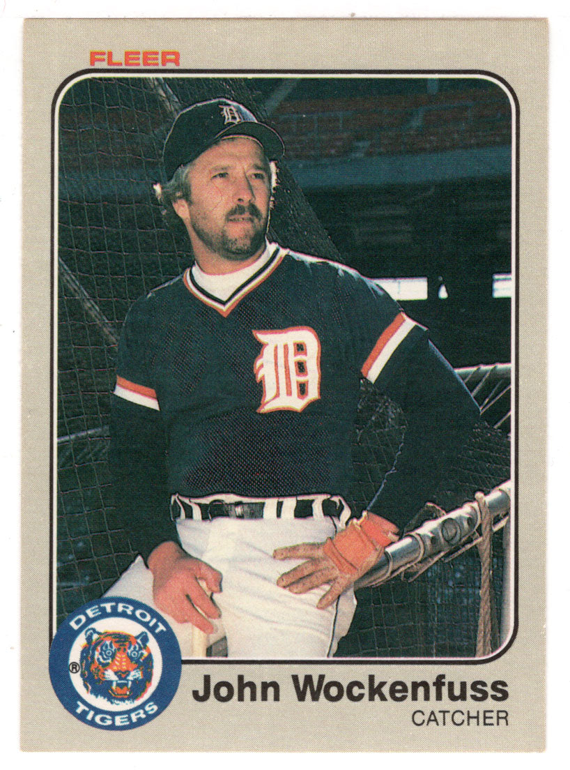 John Wockenfuss - Detroit Tigers (MLB Baseball Card) 1983 Fleer # 351 Mint