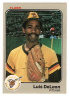 Luis DeLeon - San Diego Padres (MLB Baseball Card) 1983 Fleer # 355 Mint