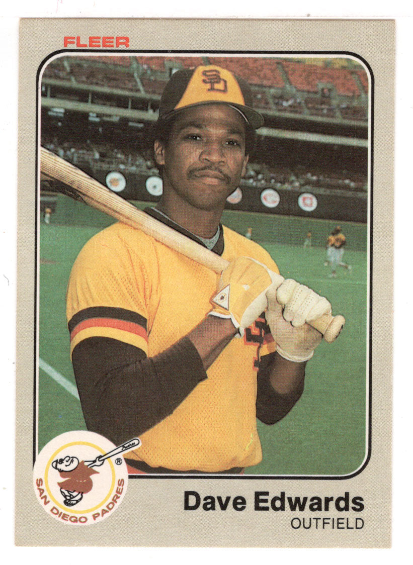 Dave Edwards - San Diego Padres (MLB Baseball Card) 1983 Fleer # 357 Mint