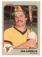 Joe Lefebvre - San Diego Padres (MLB Baseball Card) 1983 Fleer # 363 Mint