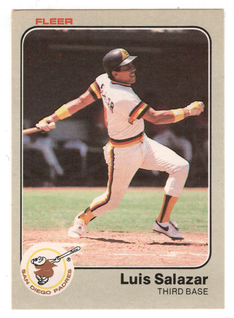 Luis Salazar - San Diego Padres (MLB Baseball Card) 1983 Fleer # 371 Mint