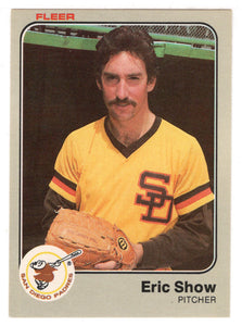 Eric Show RC - San Diego Padres (MLB Baseball Card) 1983 Fleer # 372 Mint