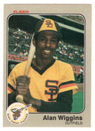Alan Wiggins RC - San Diego Padres (MLB Baseball Card) 1983 Fleer # 375 Mint