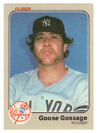 Rich Gossage - New York Yankees (MLB Baseball Card) 1983 Fleer # 381 Mint