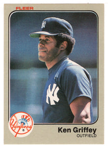 Ken Griffey - New York Yankees (MLB Baseball Card) 1983 Fleer # 382 Mint