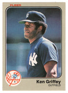 Ken Griffey - New York Yankees (MLB Baseball Card) 1983 Fleer # 382 Mint