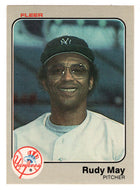 Rudy May - New York Yankees (MLB Baseball Card) 1983 Fleer # 385 Mint