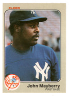 John Mayberry - New York Yankees (MLB Baseball Card) 1983 Fleer # 386 Mint