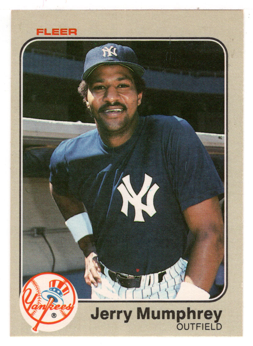 Jerry Mumphrey - New York Yankees (MLB Baseball Card) 1983 Fleer # 389 Mint