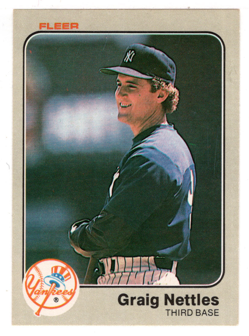 Graig Nettles - New York Yankees (MLB Baseball Card) 1983 Fleer # 391 –  PictureYourDreams