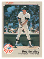 Roy Smalley - New York Yankees (MLB Baseball Card) 1983 Fleer # 397 Mint