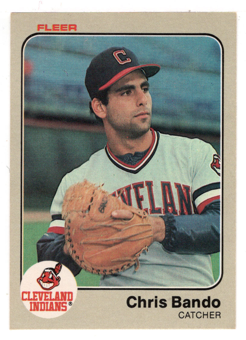 Chris Bando - Cleveland Indians (MLB Baseball Card) 1983 Fleer # 400 Mint