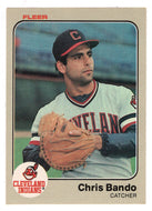 Chris Bando - Cleveland Indians (MLB Baseball Card) 1983 Fleer # 400 Mint