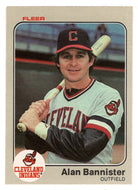 Alan Bannister - Cleveland Indians (MLB Baseball Card) 1983 Fleer # 401 Mint