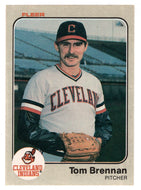 Tom Brennan - Cleveland Indians (MLB Baseball Card) 1983 Fleer # 403 Mint