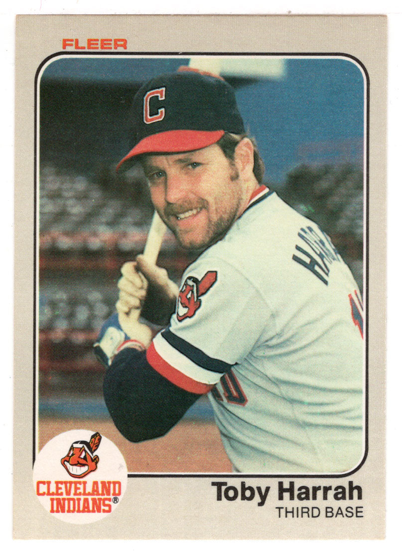 Toby Harrah - Cleveland Indians (MLB Baseball Card) 1983 Fleer # 410 Mint