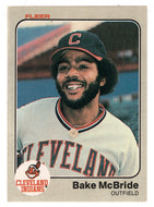 Bake McBride - Cleveland Indians (MLB Baseball Card) 1983 Fleer # 414 Mint