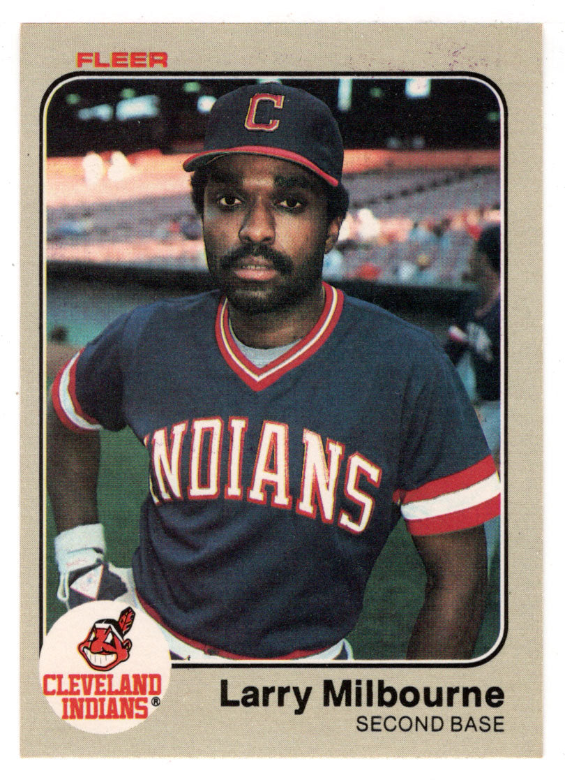 Larry Milbourne - Cleveland Indians (MLB Baseball Card) 1983 Fleer # 415 Mint