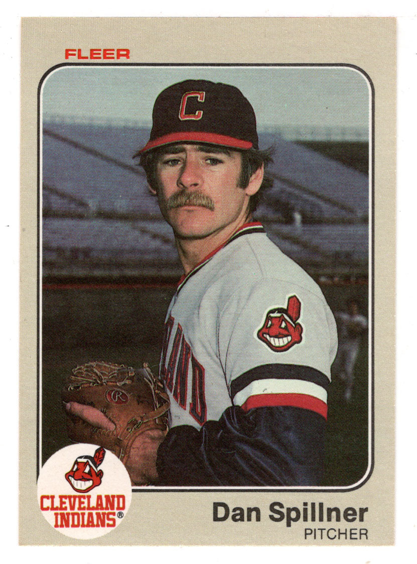 Dan Spillner - Cleveland Indians (MLB Baseball Card) 1983 Fleer # 419 Mint