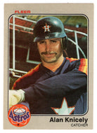 Alan Knicely - Houston Astros (MLB Baseball Card) 1983 Fleer # 452 Mint