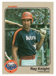 Ray Knight - Houston Astros (MLB Baseball Card) 1983 Fleer # 453 Mint