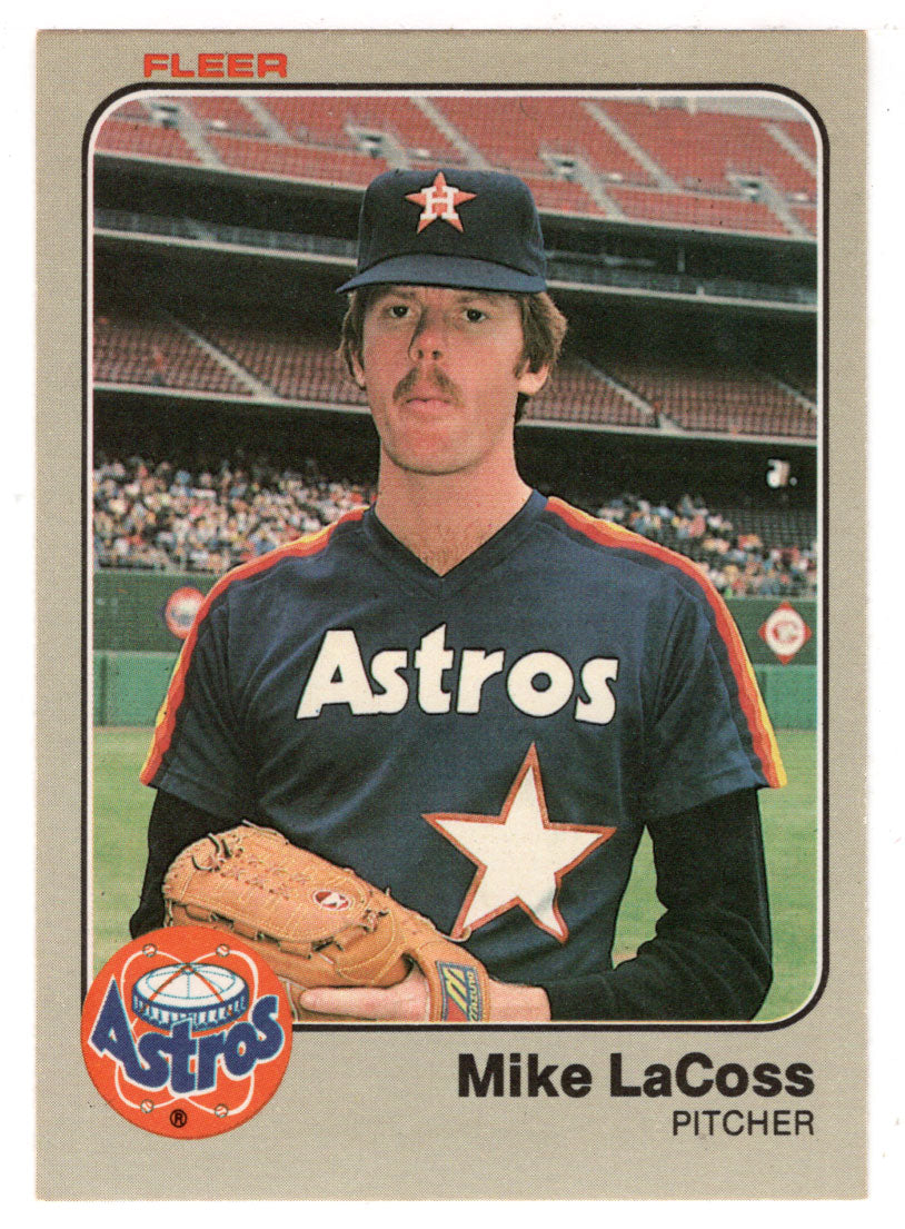 Mike LaCoss - Houston Astros (MLB Baseball Card) 1983 Fleer # 455 Mint