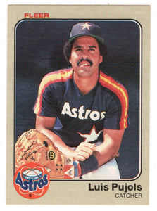 Luis Pujols - Houston Astros (MLB Baseball Card) 1983 Fleer # 459 Mint