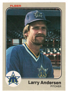 Larry Andersen - Seattle Mariners (MLB Baseball Card) 1983 Fleer # 470 Mint