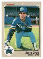 Julio Cruz - Seattle Mariners (MLB Baseball Card) 1983 Fleer # 478 Mint