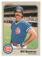 Bill Buckner - Chicago Cubs (MLB Baseball Card) 1983 Fleer # 492 Mint