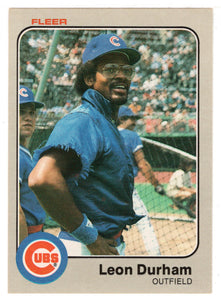 Leon Durham - Chicago Cubs (MLB Baseball Card) 1983 Fleer # 495 Mint