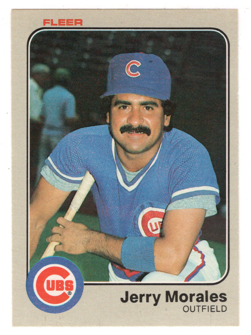 Jerry Morales - Chicago Cubs (MLB Baseball Card) 1983 Fleer # 502 Mint