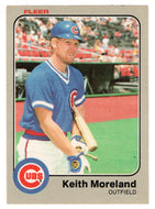 Keith Moreland - Chicago Cubs (MLB Baseball Card) 1983 Fleer # 503 Mint