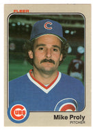 Mike Proly - Chicago Cubs (MLB Baseball Card) 1983 Fleer # 505 Mint