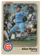 Allen Ripley - Chicago Cubs (MLB Baseball Card) 1983 Fleer # 506 Mint