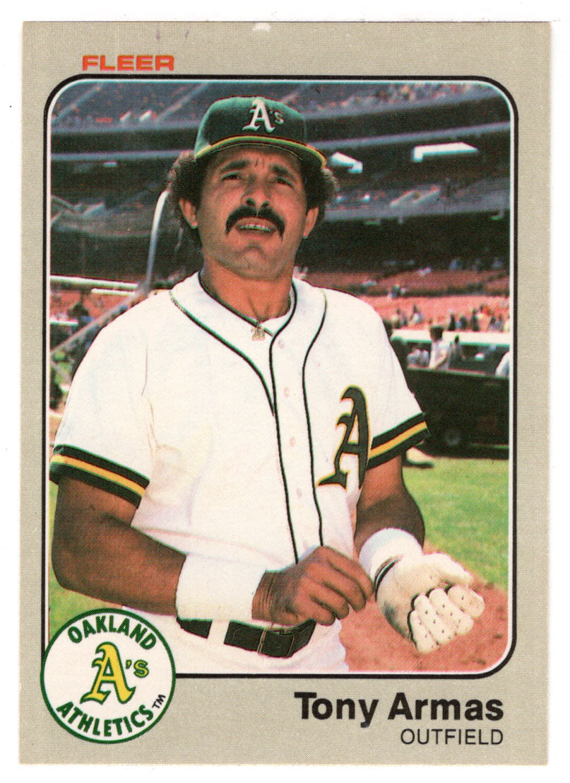 Tony Armas - Oakland Athletics (MLB Baseball Card) 1983 Fleer # 513 Mint