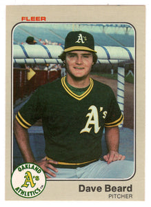 Dave Beard - Oakland Athletics (MLB Baseball Card) 1983 Fleer # 514 Mint