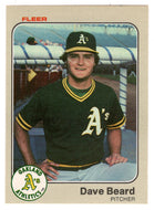 Dave Beard - Oakland Athletics (MLB Baseball Card) 1983 Fleer # 514 Mint