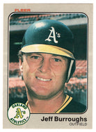 Jeff Burroughs - Oakland Athletics (MLB Baseball Card) 1983 Fleer # 515 Mint