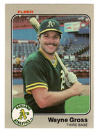 Wayne Gross - Oakland Athletics (MLB Baseball Card) 1983 Fleer # 517 Mint