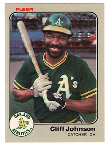 Cliff Johnson - Oakland Athletics (MLB Baseball Card) 1983 Fleer # 520 Mint