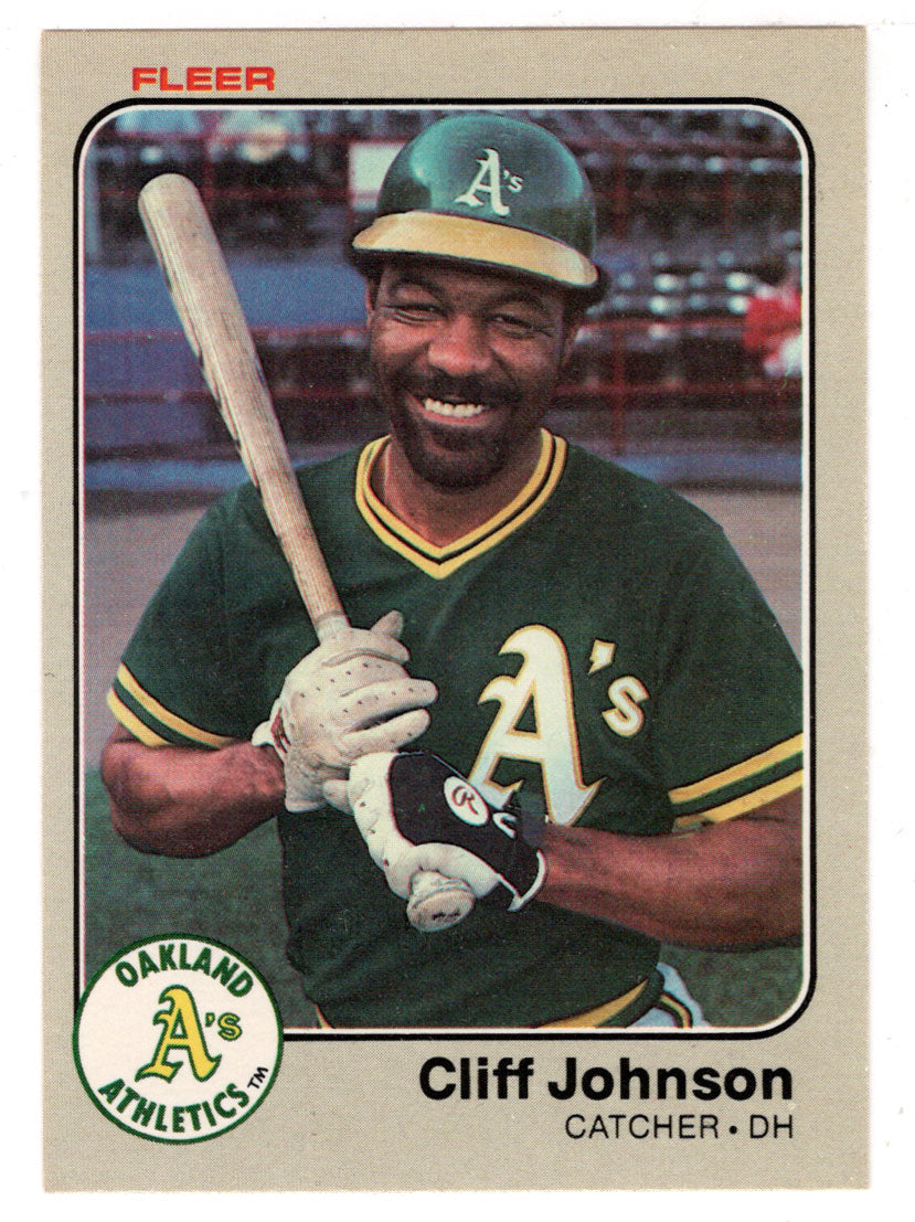 Cliff Johnson - Oakland Athletics (MLB Baseball Card) 1983 Fleer # 520 Mint