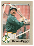 Dwayne Murphy - Oakland Athletics (MLB Baseball Card) 1983 Fleer # 528 Mint