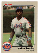 Hubie Brooks - New York Mets (MLB Baseball Card) 1983 Fleer # 539 Mint