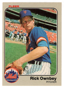 Rick Ownbey RC - New York Mets (MLB Baseball Card) 1983 Fleer # 551 Mint