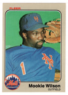 Mookie Wilson - New York Mets (MLB Baseball Card) 1983 Fleer # 560 Mint