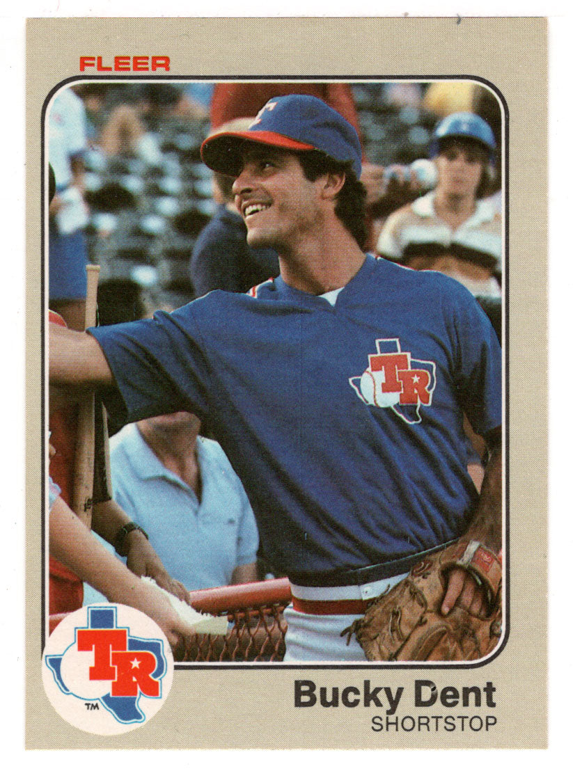 Bucky Dent - Texas Rangers (MLB Baseball Card) 1983 Fleer # 566