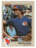 Bucky Dent - Texas Rangers (MLB Baseball Card) 1983 Fleer # 566 Mint